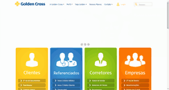 Desktop Screenshot of goldencross.com.br
